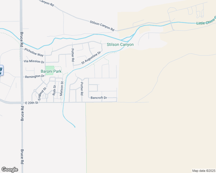 map of restaurants, bars, coffee shops, grocery stores, and more near 2969 Wingfield Avenue in Chico
