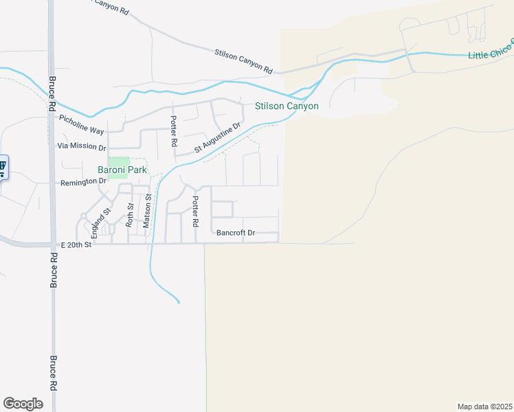 map of restaurants, bars, coffee shops, grocery stores, and more near 2969 Wingfield Avenue in Chico