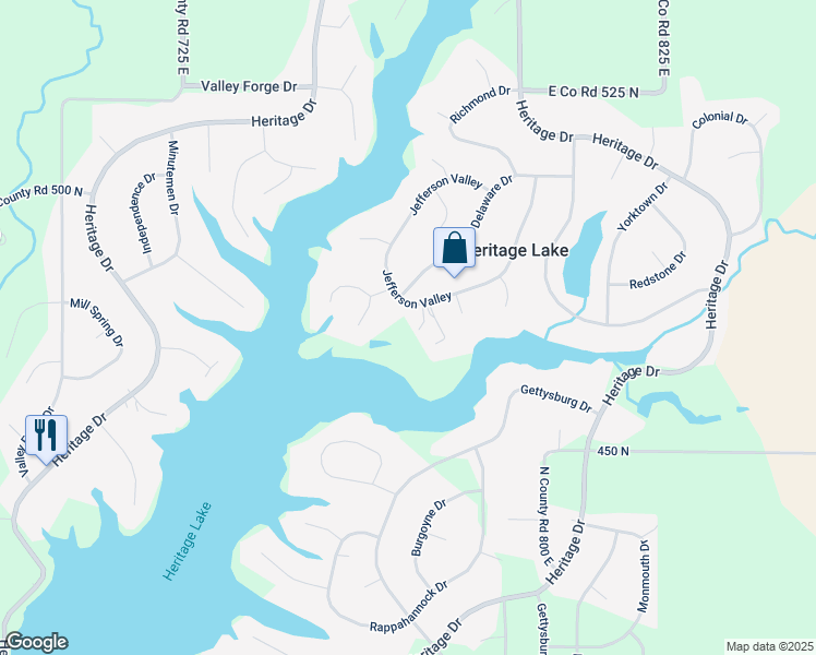 map of restaurants, bars, coffee shops, grocery stores, and more near 117 Lexington Drive in Coatesville