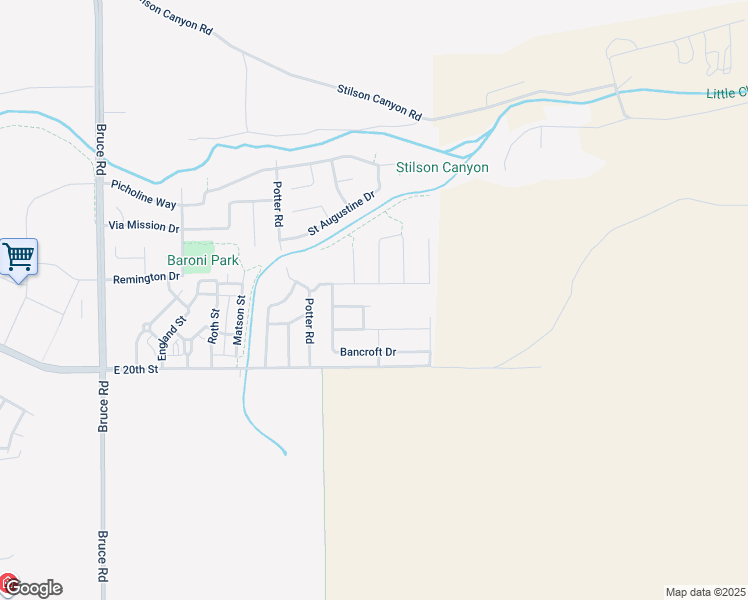 map of restaurants, bars, coffee shops, grocery stores, and more near 2886 Wingfield Avenue in Chico