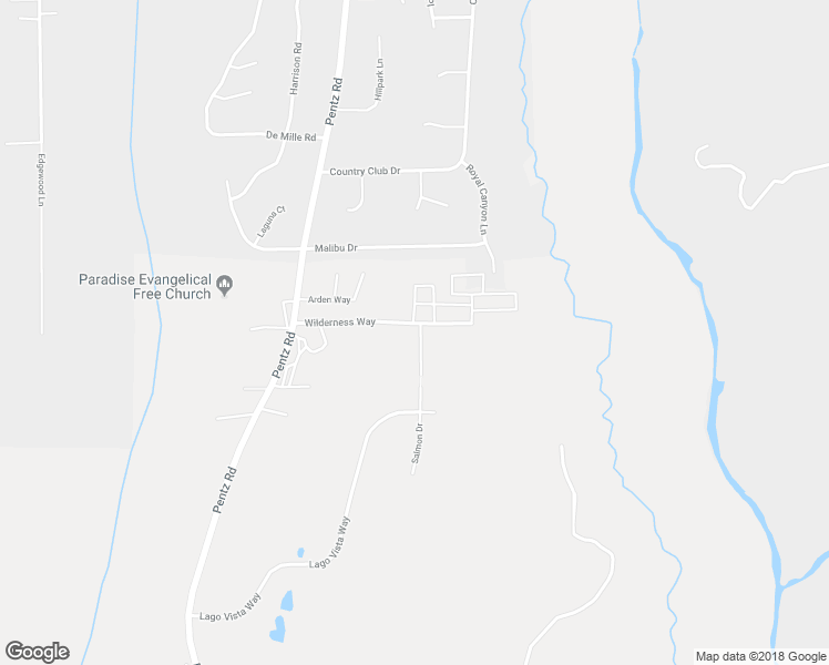 map of restaurants, bars, coffee shops, grocery stores, and more near 5102 Wilderness Way in Paradise