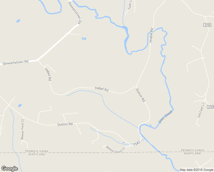 map of restaurants, bars, coffee shops, grocery stores, and more near 19587 Hebel Road in Stewartstown