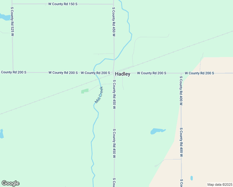 map of restaurants, bars, coffee shops, grocery stores, and more near 2157 South County Road 450 West in Danville