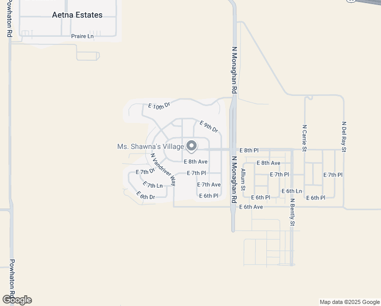 map of restaurants, bars, coffee shops, grocery stores, and more near 27867 East 8th Avenue in Aurora