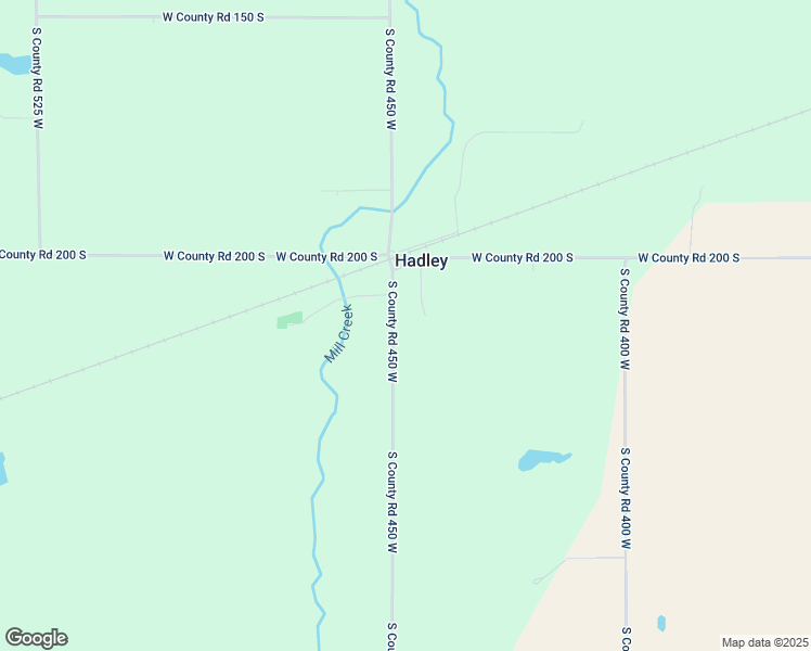 map of restaurants, bars, coffee shops, grocery stores, and more near 2157 South County Road 450 West in Danville