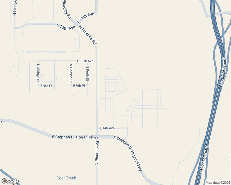 map of restaurants, bars, coffee shops, grocery stores, and more near 21862 East 8th Avenue in Aurora