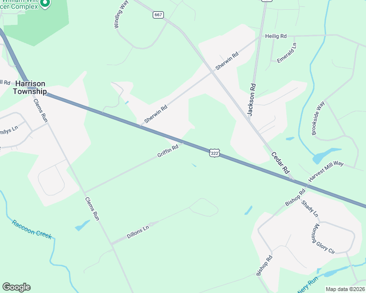map of restaurants, bars, coffee shops, grocery stores, and more near 100 Griffin Road in Mullica Hill
