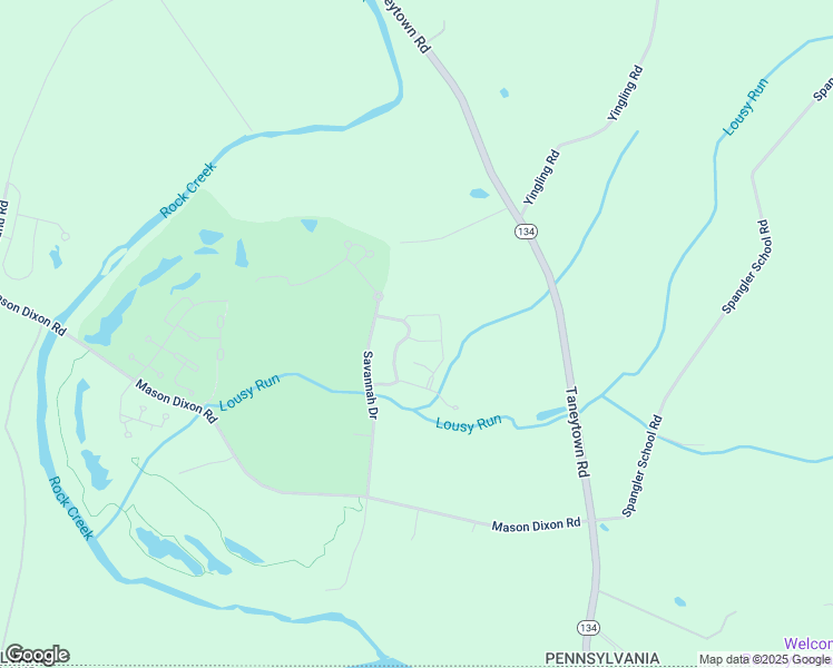 map of restaurants, bars, coffee shops, grocery stores, and more near 4 Cottage Lane in Gettysburg