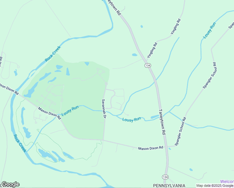 map of restaurants, bars, coffee shops, grocery stores, and more near 4 Cottage Lane in Gettysburg