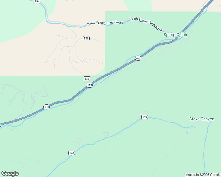 map of restaurants, bars, coffee shops, grocery stores, and more near 2273 Soda Creek Road in Idaho Springs