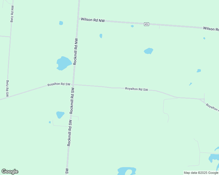 map of restaurants, bars, coffee shops, grocery stores, and more near 6855 Royalton Road Southwest in Lancaster