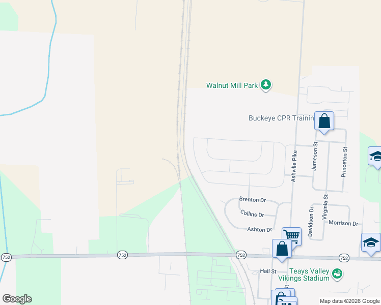 map of restaurants, bars, coffee shops, grocery stores, and more near in Ashville