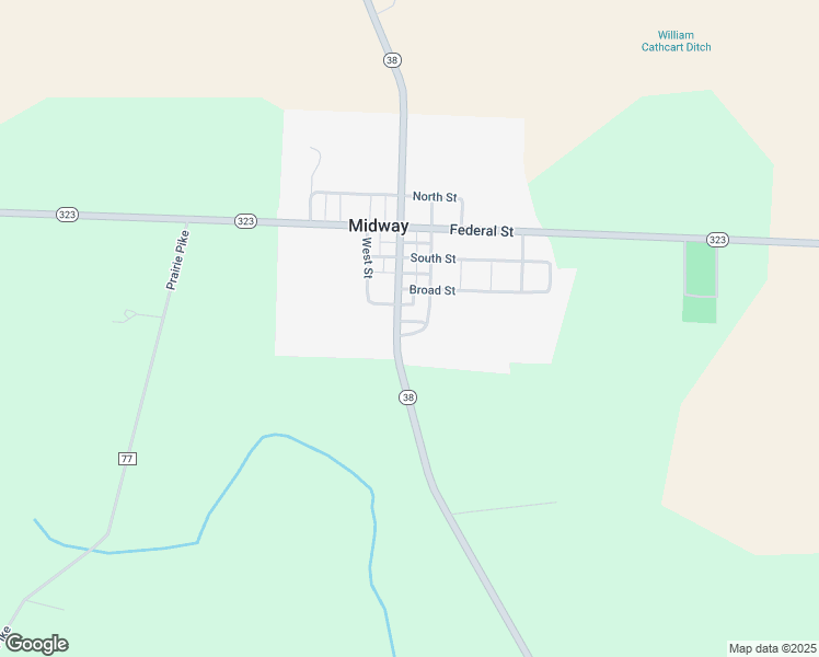 map of restaurants, bars, coffee shops, grocery stores, and more near 13935 Main Street in Midway