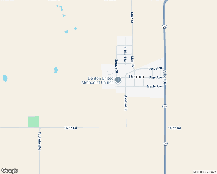 map of restaurants, bars, coffee shops, grocery stores, and more near 798 Maple Avenue in Denton