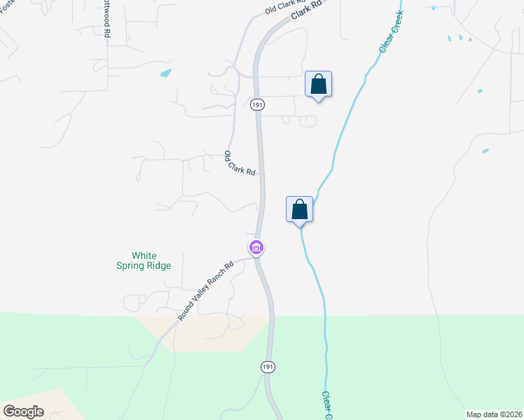 map of restaurants, bars, coffee shops, grocery stores, and more near 4931 Clark Road in Paradise