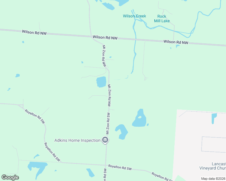 map of restaurants, bars, coffee shops, grocery stores, and more near 10 Mount Zion Road Northwest in Lancaster