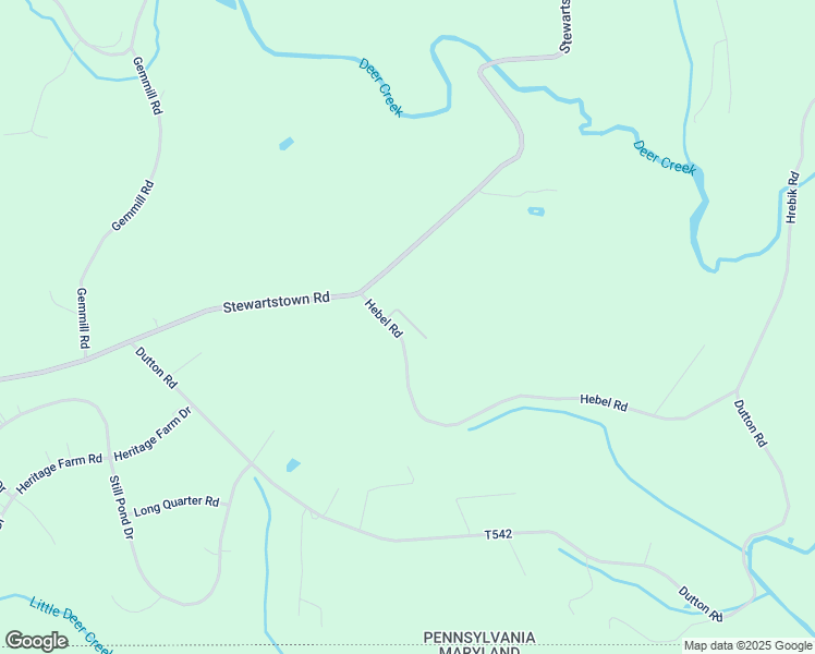 map of restaurants, bars, coffee shops, grocery stores, and more near 1771 Blue Jay Court in Stewartstown