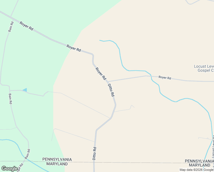 map of restaurants, bars, coffee shops, grocery stores, and more near 13911 Ditto Road in Mercersburg