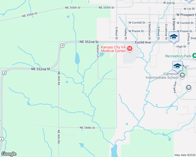 map of restaurants, bars, coffee shops, grocery stores, and more near Northeast Flamingo Lane in Cameron