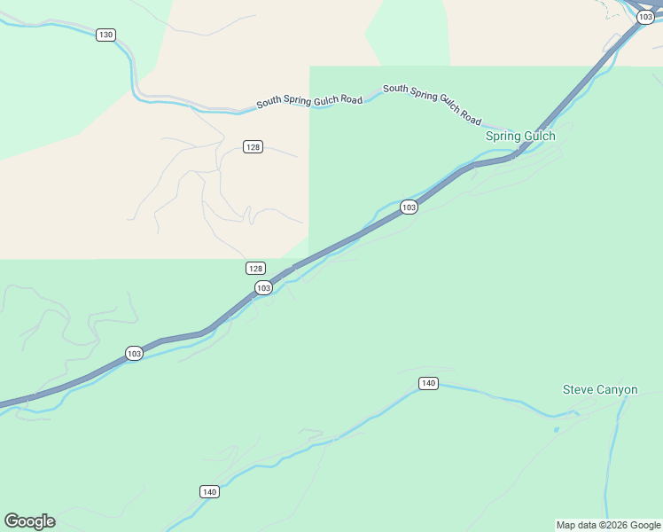 map of restaurants, bars, coffee shops, grocery stores, and more near 744 Skyline Drive in Idaho Springs