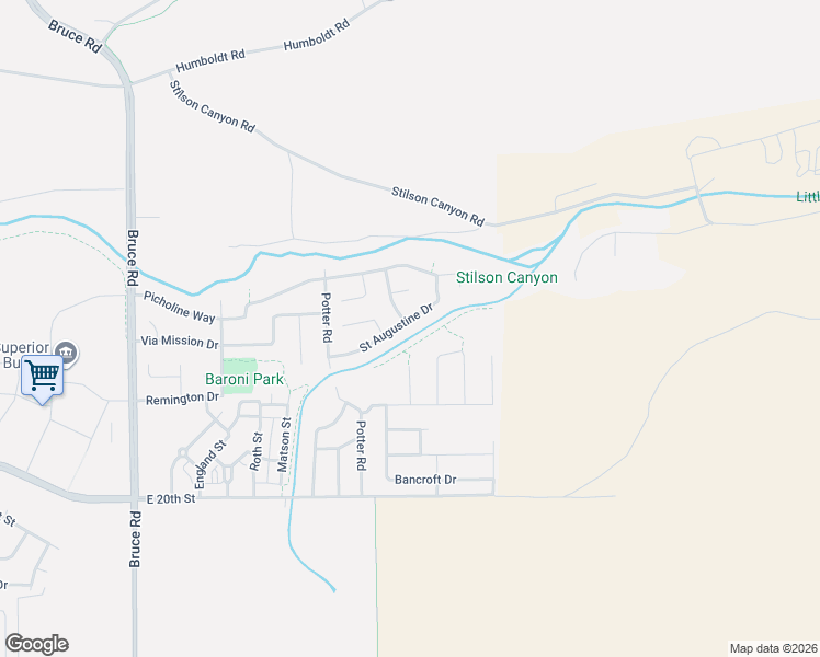 map of restaurants, bars, coffee shops, grocery stores, and more near 297 Saint Augustine Drive in Chico