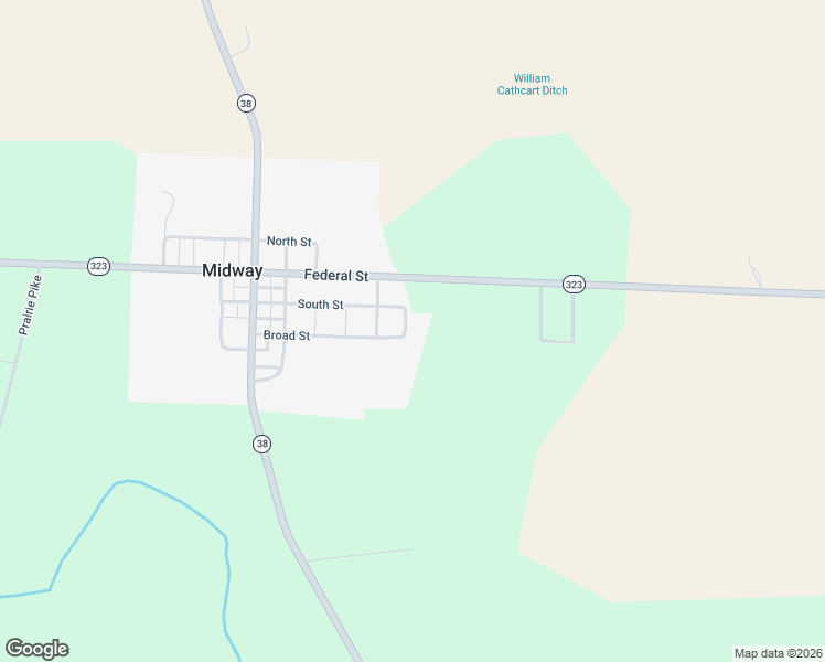 map of restaurants, bars, coffee shops, grocery stores, and more near 325 South Street in Midway