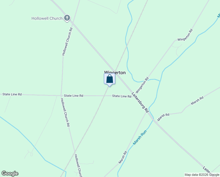 map of restaurants, bars, coffee shops, grocery stores, and more near 3217 State Line Road in Waynesboro