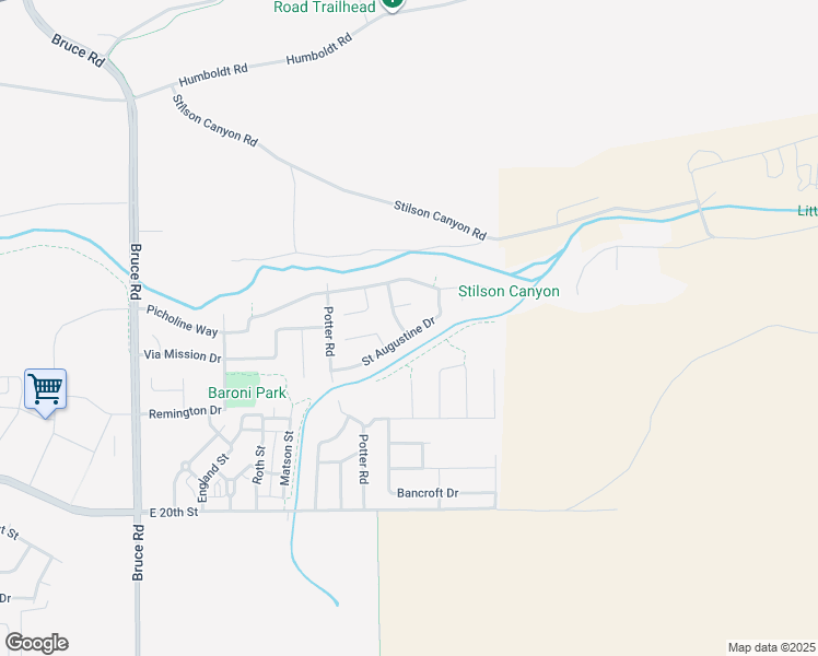 map of restaurants, bars, coffee shops, grocery stores, and more near 1921 Ascolano Way in Chico