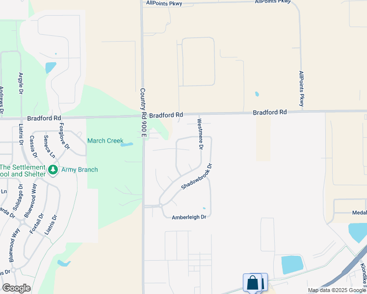 map of restaurants, bars, coffee shops, grocery stores, and more near 9180 Huntleigh Circle in Plainfield