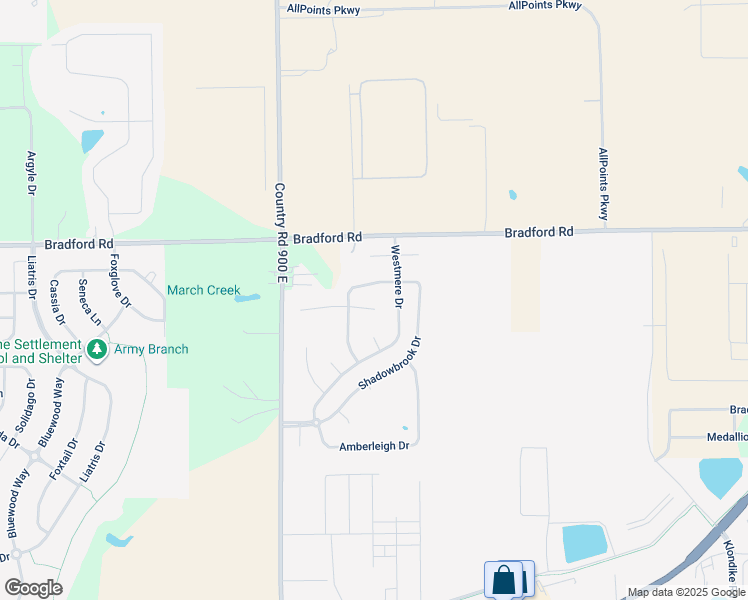 map of restaurants, bars, coffee shops, grocery stores, and more near 9180 Huntleigh Circle in Plainfield