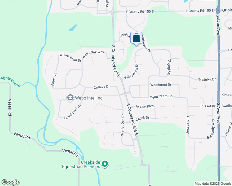 map of restaurants, bars, coffee shops, grocery stores, and more near 6268 White Alder Court in Avon