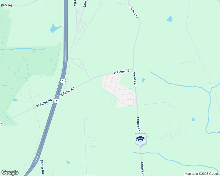 map of restaurants, bars, coffee shops, grocery stores, and more near 409 Rainbow Drive in Nottingham