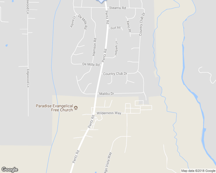 map of restaurants, bars, coffee shops, grocery stores, and more near 5208 Trafalgar Square in Paradise