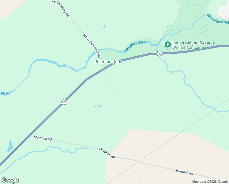 map of restaurants, bars, coffee shops, grocery stores, and more near 2415 U.S. Route 42 East in Cedarville