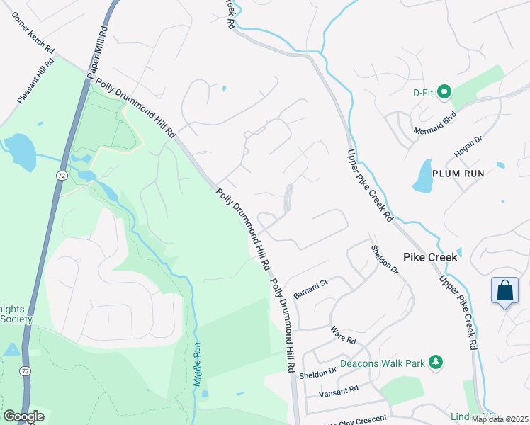map of restaurants, bars, coffee shops, grocery stores, and more near 35 Foxtail Court in Newark