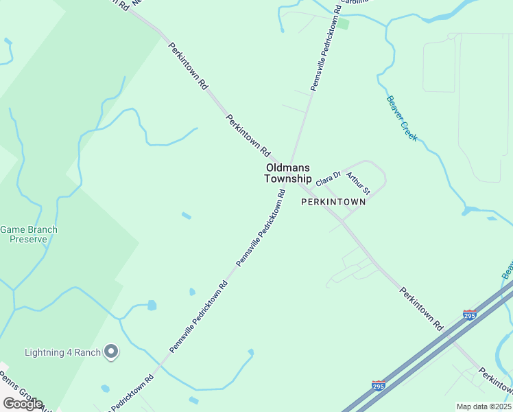 map of restaurants, bars, coffee shops, grocery stores, and more near 182 Pennsville Pedricktown Road in Pedricktown