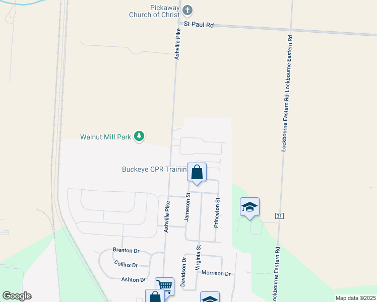map of restaurants, bars, coffee shops, grocery stores, and more near 800 Long Street in Ashville