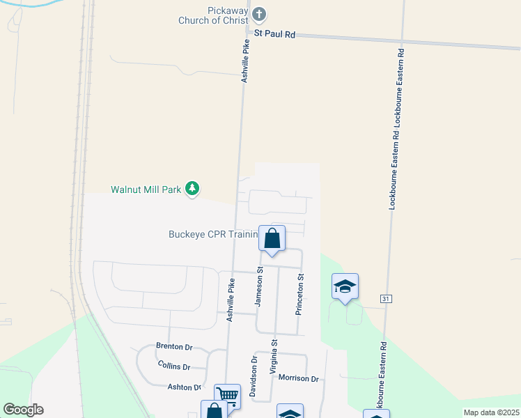 map of restaurants, bars, coffee shops, grocery stores, and more near 800 Long Street in Ashville