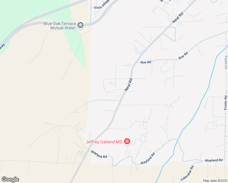 map of restaurants, bars, coffee shops, grocery stores, and more near 82 Blue Jay Lane in Paradise