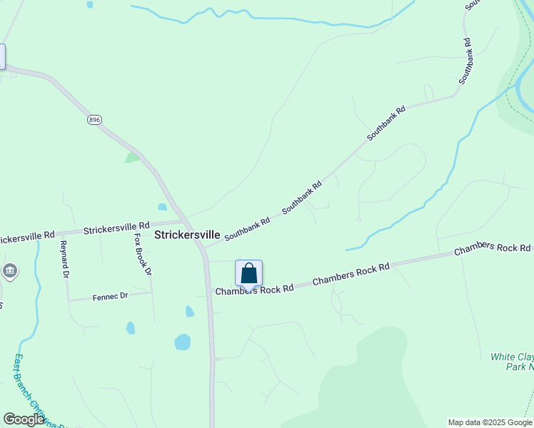 map of restaurants, bars, coffee shops, grocery stores, and more near 149 Southbank Road in Landenberg