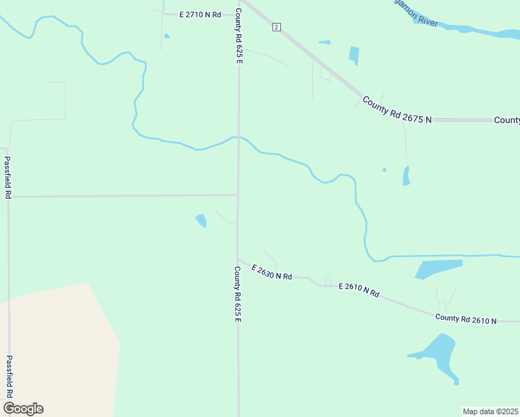 map of restaurants, bars, coffee shops, grocery stores, and more near 2646 Co Road 625 East in Rochester