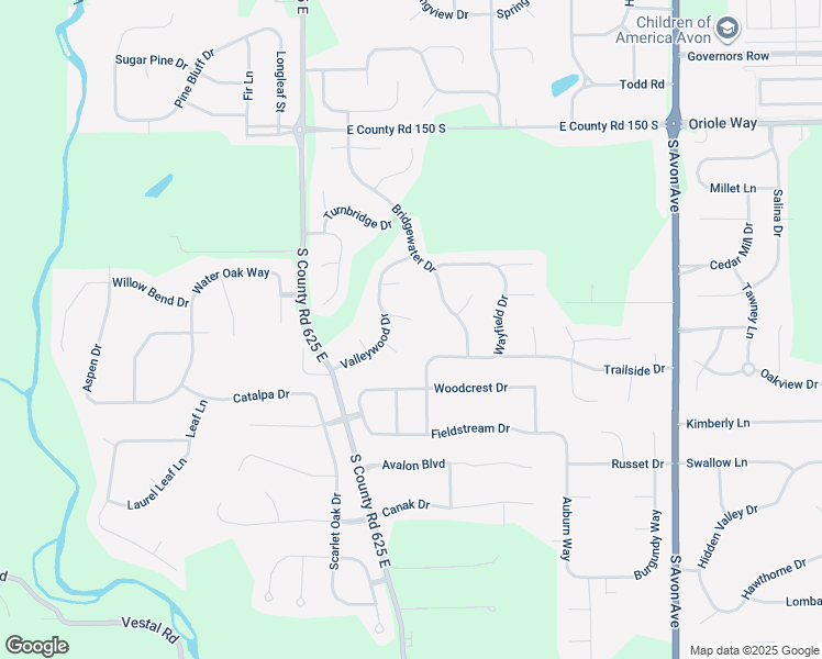 map of restaurants, bars, coffee shops, grocery stores, and more near 6437 Clearwater Court in Avon