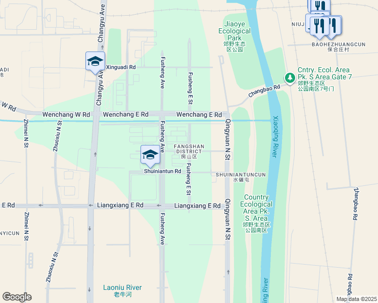 map of restaurants, bars, coffee shops, grocery stores, and more near in 