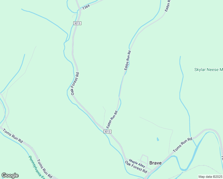 map of restaurants, bars, coffee shops, grocery stores, and more near 183 Eddys Run Road in Spraggs