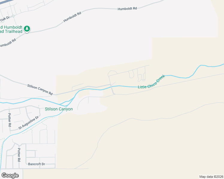 map of restaurants, bars, coffee shops, grocery stores, and more near 535 Stilson Canyon Road in Chico