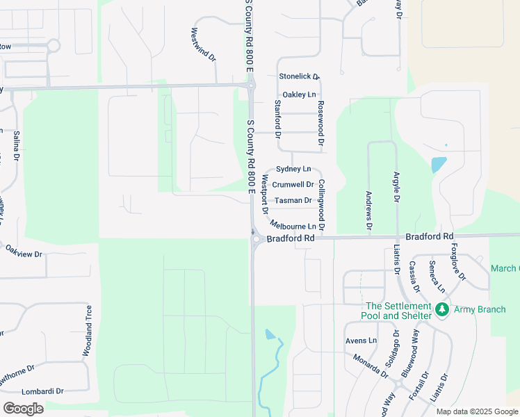 map of restaurants, bars, coffee shops, grocery stores, and more near 8045 Melbourne Lane in Avon