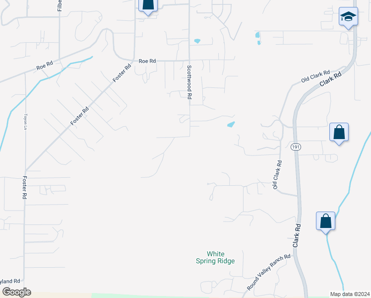 map of restaurants, bars, coffee shops, grocery stores, and more near 5158 Eden Road in Paradise
