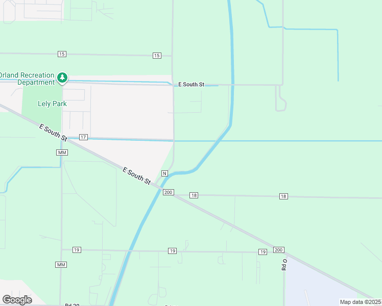 map of restaurants, bars, coffee shops, grocery stores, and more near 4280 County Road N in Orland