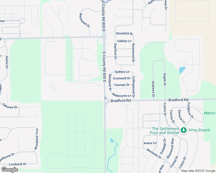 map of restaurants, bars, coffee shops, grocery stores, and more near 8037 Melbourne Lane in Avon