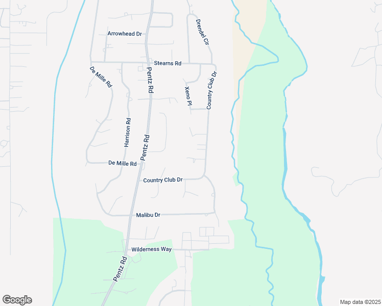 map of restaurants, bars, coffee shops, grocery stores, and more near 2395 Tokay Court in Paradise